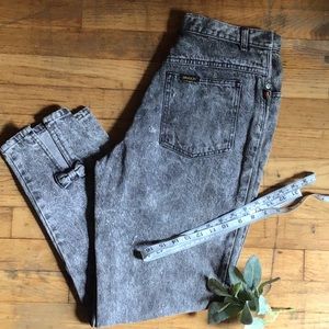 80s Sasson vintage high waisted acid wash jeans